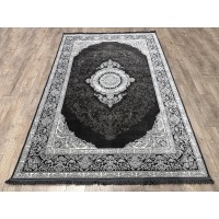 Иранский ковер Arti 8101 Черный-серый